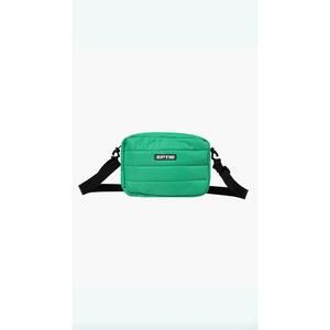 NEW EPTM men's puffer side bag in green